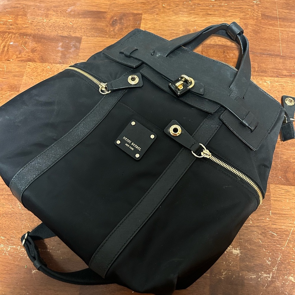 Henri Bendel Large Black Jetsetter